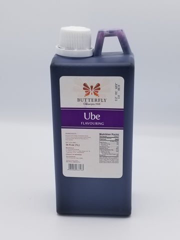 Butterfly Ube Flavouring 1 liter Philippine Food Corp Chicago
